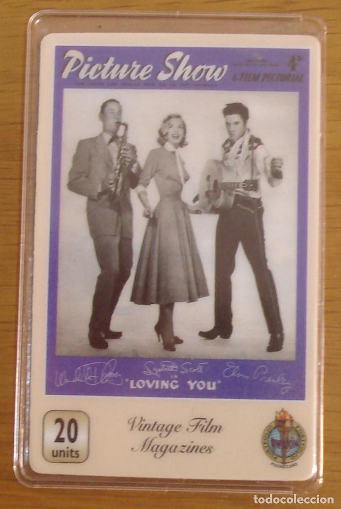 Cine: ELVIS PRESLEY. PRECIOSA TARJETA TELEF&Oacute;NICA O PHONECARD: LOVING YOU. NUEVA, PRECINTADA