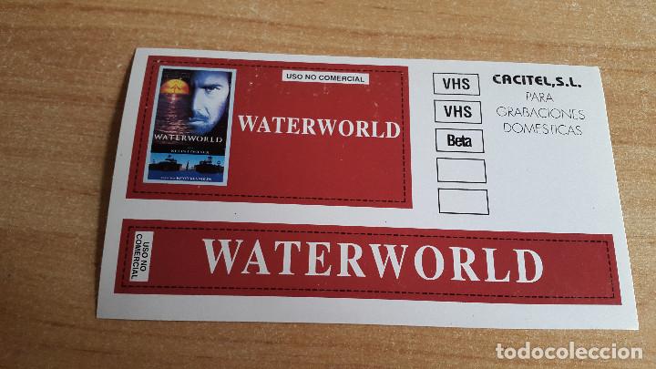 Cine: pegatina cine pelicula -- waterworld - kevin costner