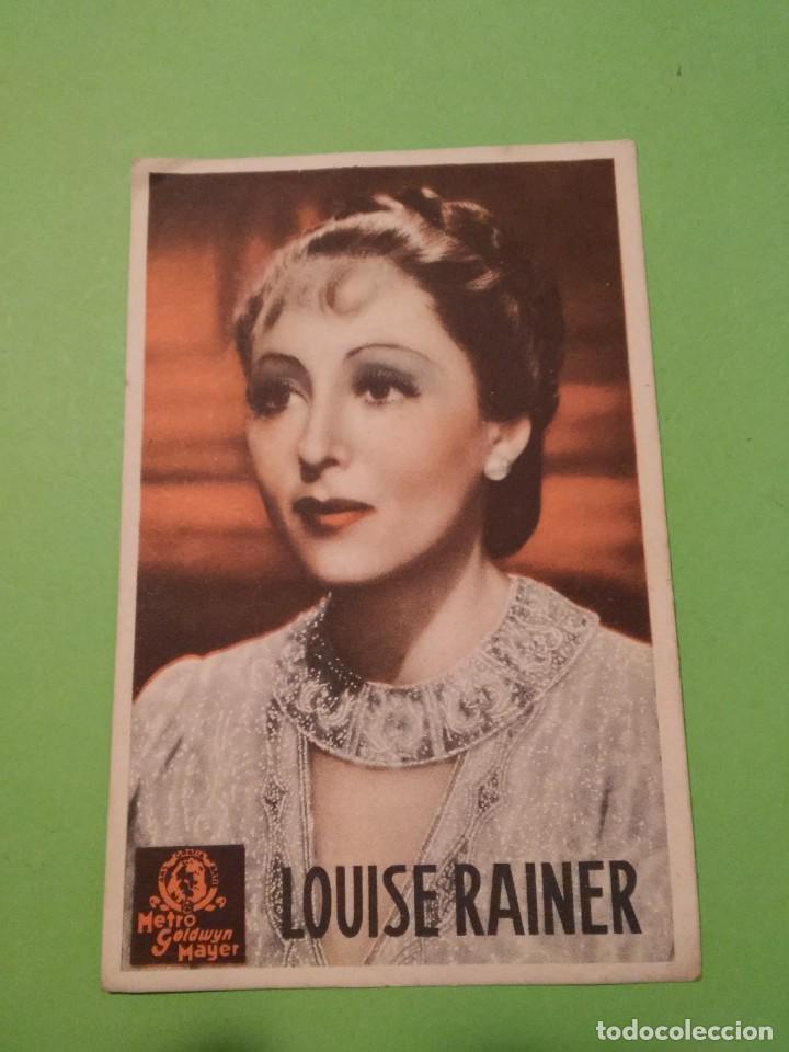 Cine: LOUISE RAINER. FOLLETO DE MANO. SIN PUBLICIDAD