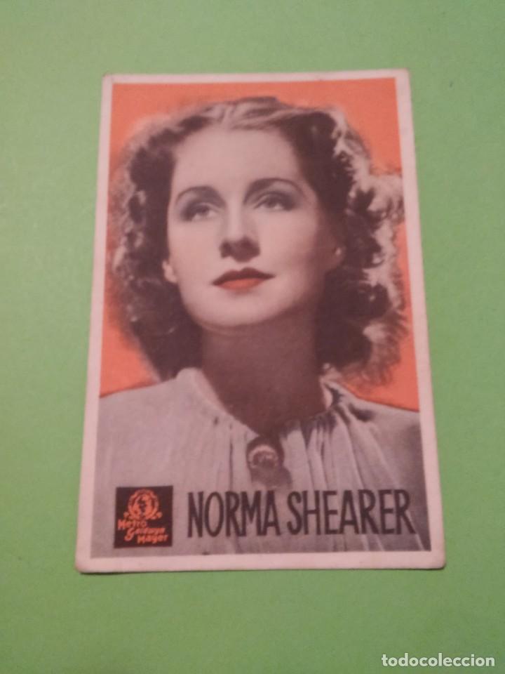 Cine: NORMA SHEARER. PROGRAMA DE MANO. SIN PUBLICIDAD.