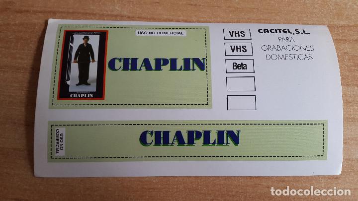 Cine: PEGATINA CINE PELICULA -- CHAPLIN - Foto 1