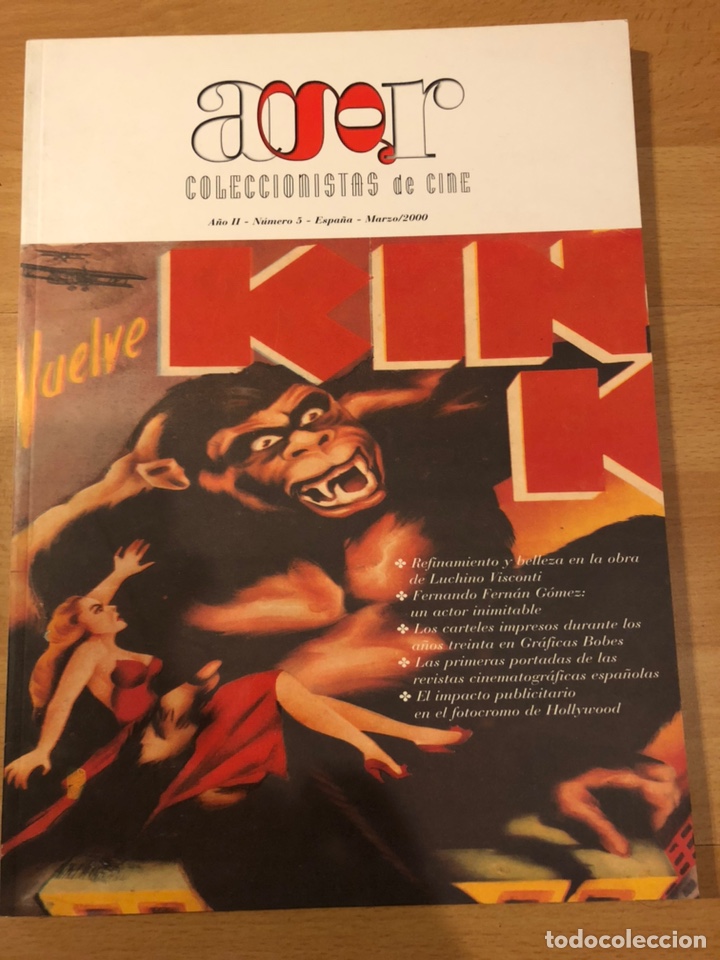 Cine: Amor coleccionistas de cine.fernando Fern&aacute;n G&oacute;mez Visconti Sara Montiel Bu&ntilde;uel King Kong Dietrich