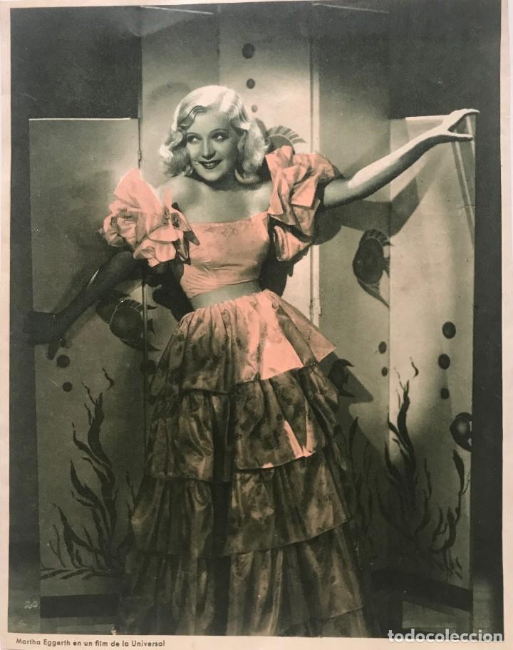 Cine: MARTHA EGGERTH EN UN FILM DE LA UNIVERSAL. - Foto 1