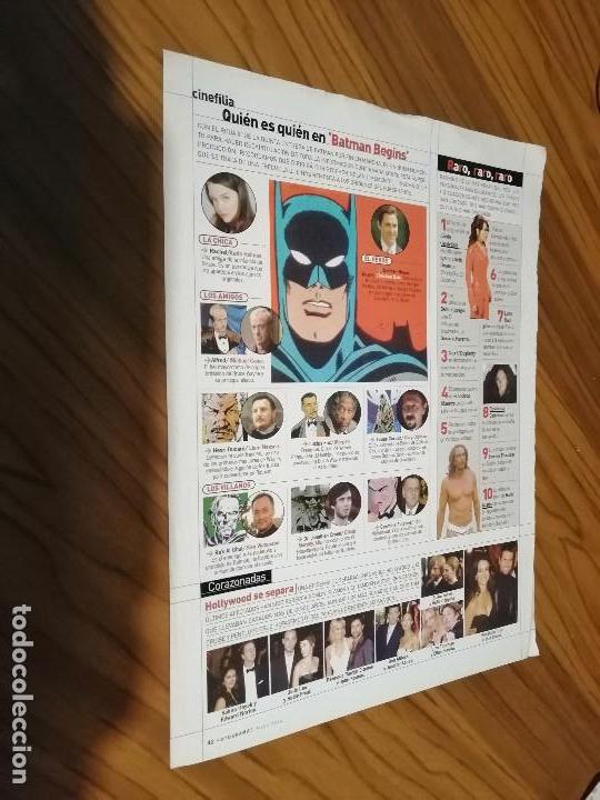 Cine: BATMAN BEGINS. ART&Iacute;CULO DE UNA P&Aacute;GINA DE QUIEN ES QUIEN EN ESTA PEL&Iacute;CULA. DE UN FOTOGRAMAS 2004