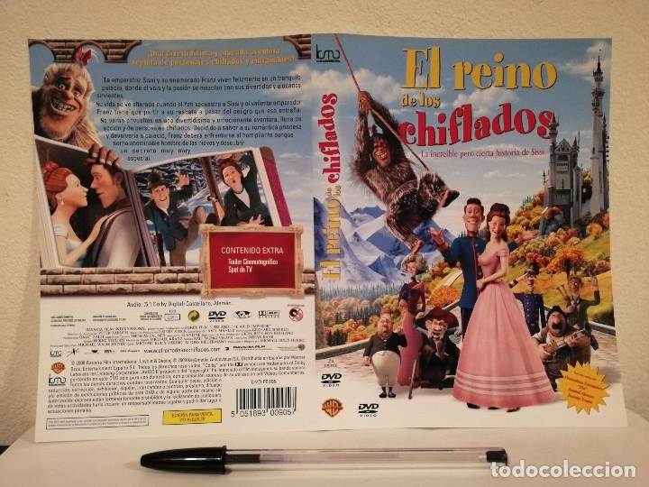 Cine: CARATULA ORIGINAL -A4- EL REINO DE LOS CHIFLADOS - INFANTIL - SISSI