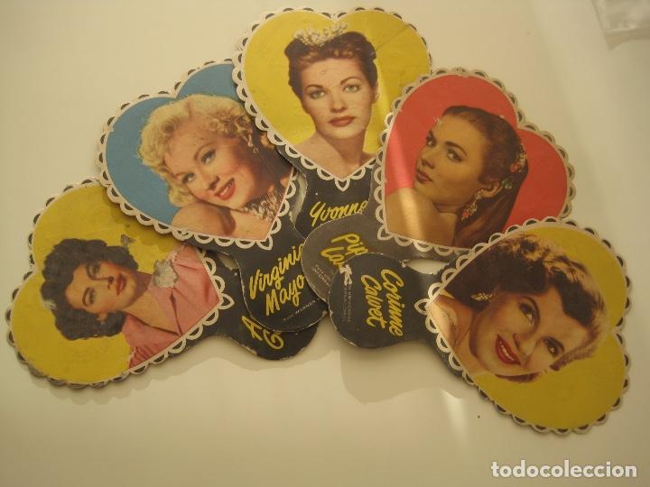 Cinema: LOTE 5 PAY PAY ARTISTAS CINE CON PUBLICIDAD-AVA GARNER VIRGINIA MAYO CORINNE CALVET PIPER LAURIE