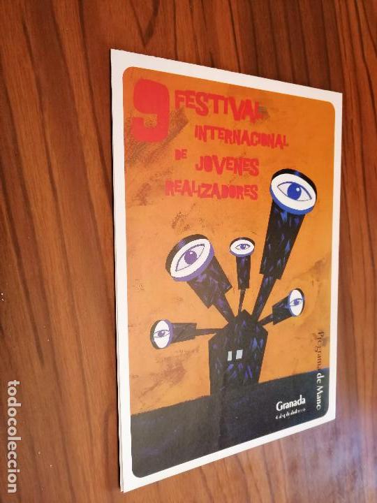 Cinema: PROGRAMA DE MANO. 9 FESTIVAL INTERNACIONAL DE J&Oacute;VENES REALIZADORES. ABRE A POSTER. caj. 79