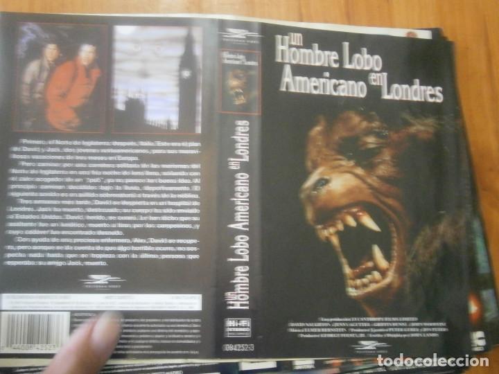Kino: 'un hombre lobo &iexcl;&iexcl;CARATULA ,ORIGINAL&iexcl;' DE VIDEO&iexcl;&iexcl;SOLO CARATULA&iexcl;&iexcl;