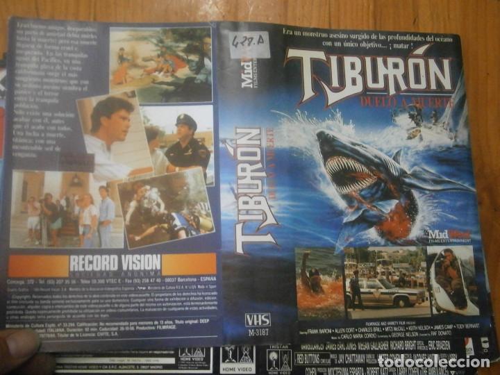 Kino: 'tiburon &iexcl;&iexcl;CARATULA ,ORIGINAL&iexcl;' DE VIDEO&iexcl;&iexcl;SOLO CARATULA&iexcl;&iexcl;