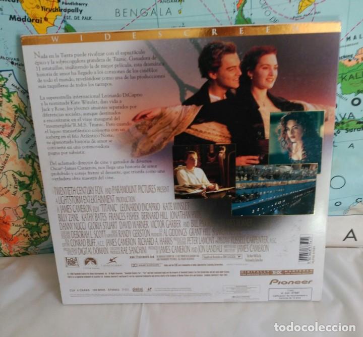 Cine: Titanic laser disc. Doble dos discos - Foto 2