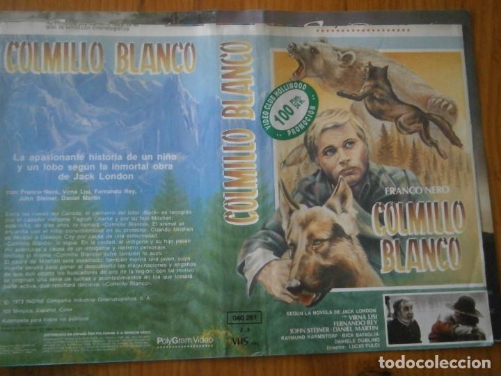 Cin&eacute;ma: Colmillo &iexcl;&iexcl;CARATULA ORIGINAL &iexcl;&iexcl;DE VIDEO CLUB&iexcl;&iexcl;SOLO CARATULA&iexcl;&iexcl;