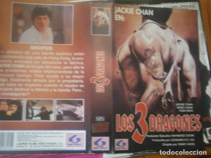 Kino: Los 3 dragones &iexcl;&iexcl;CARATULA&iexcl;&iexcl;ORIGINAL,DE VIDEO CLUB,, &iexcl;&iexcl;&iexcl;SOLO CARATULA&iexcl;&iexcl;