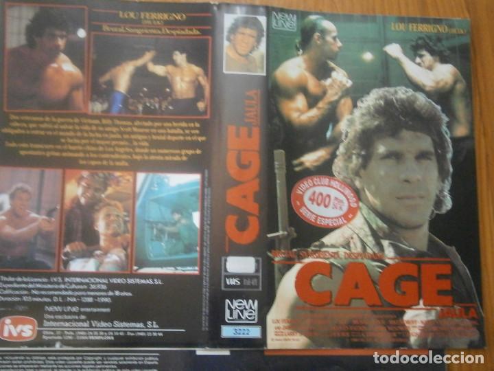 Cinema: Cage &iexcl;&iexcl;CARATULA&iexcl;&iexcl;ORIGINAL,DE VIDEO CLUB,, &iexcl;&iexcl;&iexcl;SOLO CARATULA&iexcl;&iexcl;