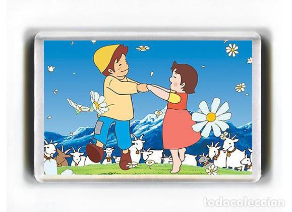 Cine: IMAN ACRILICO NEVERA - DIBUJOS ANIMADOS HEIDI Y PEDRO
