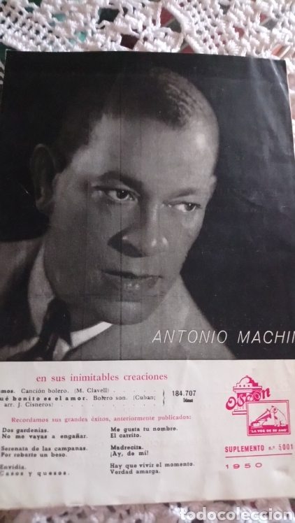 Cine: Antonio machin odeon suplemento 1950 - Foto 1