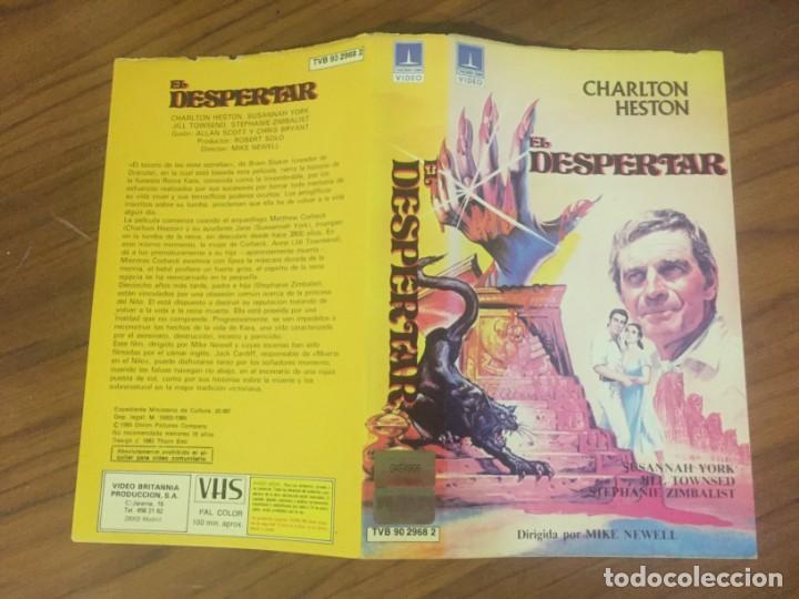 Cine: CARATULA VIDEO EL DESPERTAR CHARLTON HESTON