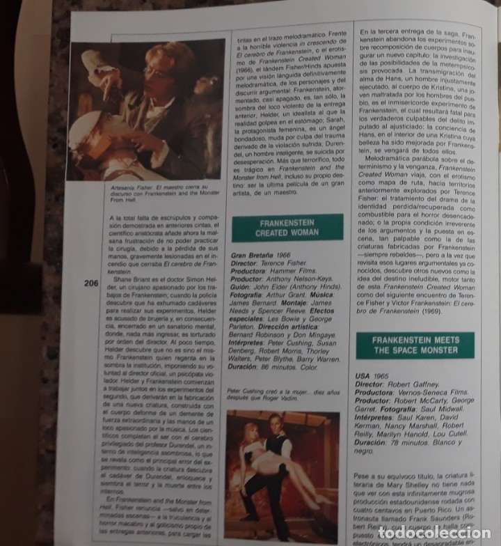 Cine: peter cushing frankenstein