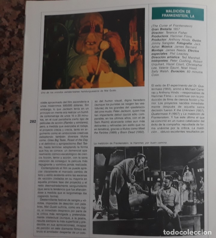 Cine: frankenstein doctor MAL GUSTO