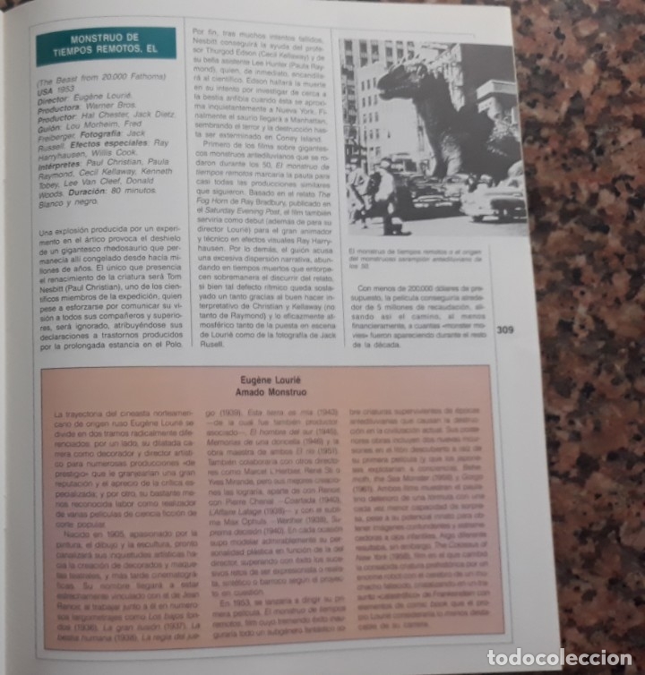 Cinema: el monstruo de tiempos remotos eugene lourie