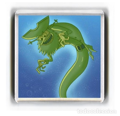 Cine: IMAN ACRILICO NEVERA - DIBUJOS ANIMADOS BOB ESPONJA EL HOLANDES ERRANTE