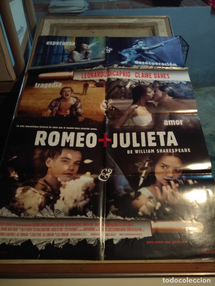 Cine: POSTER CINE : ROMEO + JULIETA ( LEONARDO DI CAPRIO )