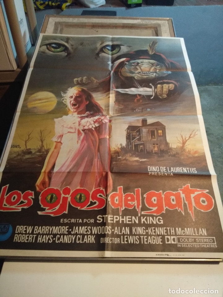 Cine: POSTER CINE : LOS OJOS DEL GATO ( STEPHEN KING )