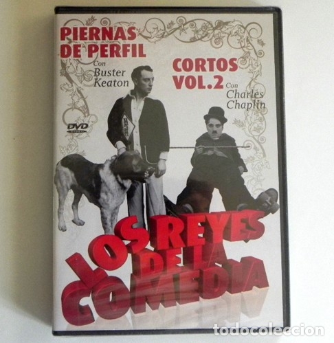Cine: DVD PRECINTADO LOS REYES D LA COMEDIA PIERNAS DE PERFIL BUSTER KEATON - CORTOS VOL 2 CHAPLIN CHARLOT