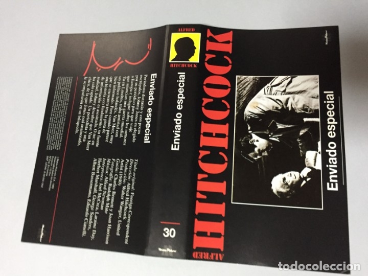 Cine: CARATULA VIDEO VHS ENVIADO ESPECIAL ALFRED HITCHCOCK