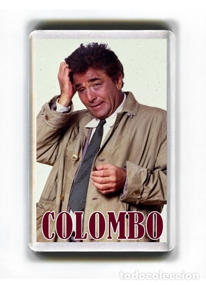 Cine: IMAN ACRILICO NEVERA - SERIES DE TELEVISION - COLOMBO PETER FALK