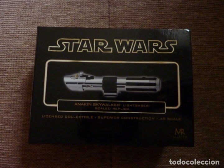 Cine: CAJA SABLE STAR WARS ANAKIN SKYWALKER R&Eacute;PLICA A ESCALA
