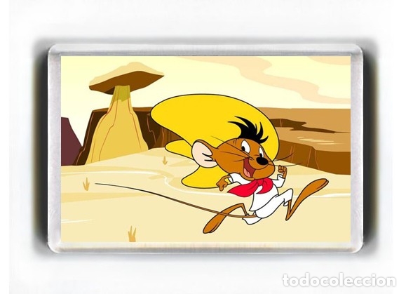 Cine: IMAN ACRILICO NEVERA - DIBUJOS ANIMADOS SPEEDY GONZALES