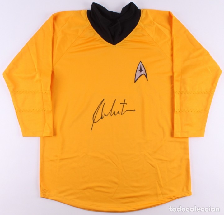Cine: WILLIAM SHATNER ( CAPITAN KIRK ) STAR TREK - CAMISA FIRMADA - CON CERTIFICADO DE AUTENTIDICAD