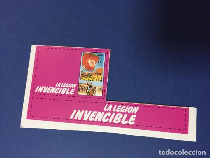 Cine: PEGATINA CACITEL PARA CINTAS VIDEO VHS LA LEGION INVENCIBLE