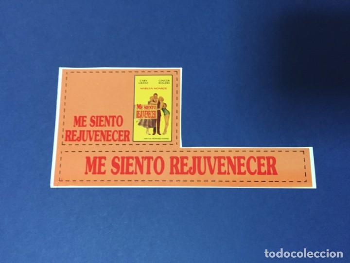 Cine: PEGATINA CACITEL PARA CINTAS VIDEO VHS MARILYN MONROE ME SIENTO REJUVENECER