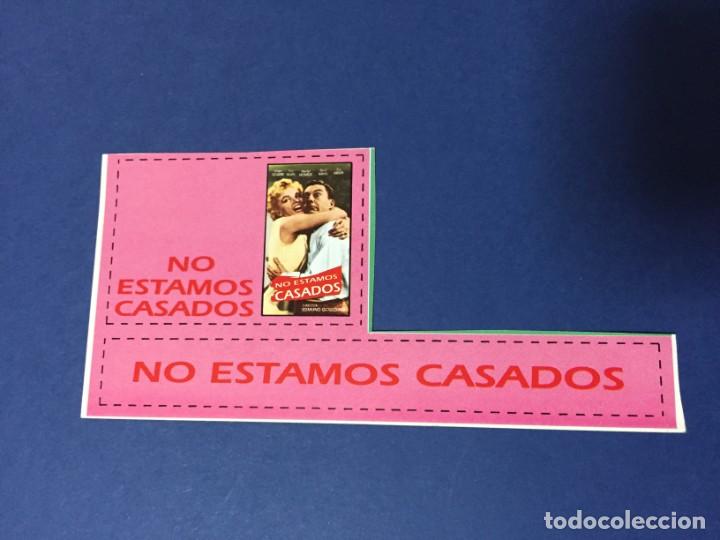 Cine: PEGATINA CACITEL PARA CINTAS VIDEO VHS MARILYN MONROE NO ESTAMOS CASADOS