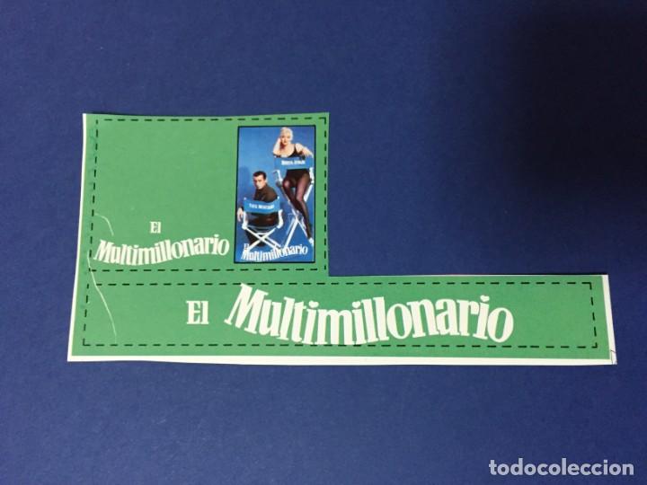 Cine: PEGATINA CACITEL PARA CINTAS VIDEO VHS MARILYN MONROE EL MULTIMILLONARIO