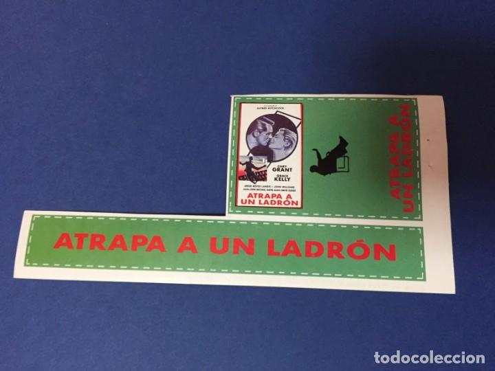 Cine: PEGATINA CACITEL PARA CINTAS VIDEO VHS ALFRED HITCHCOCK ATRAPA A UN LADRON