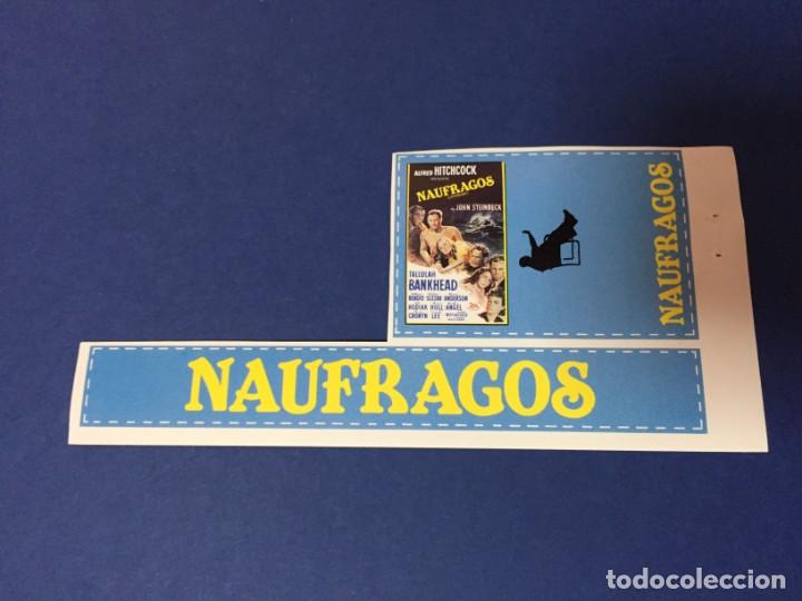 Cine: PEGATINA CACITEL PARA CINTAS VIDEO VHS ALFRED HITCHCOCK NAUFRAGOS