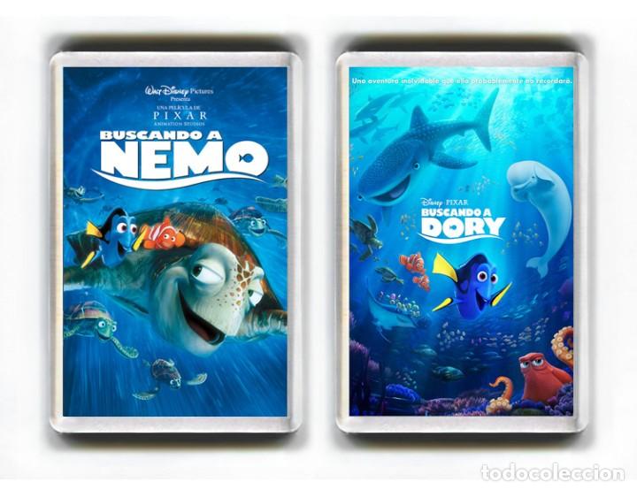 Cine: LOTE IMANES ACRILICOS NEVERA - CINE BUSCANDO A NEMO / BUSCANDO A DORY