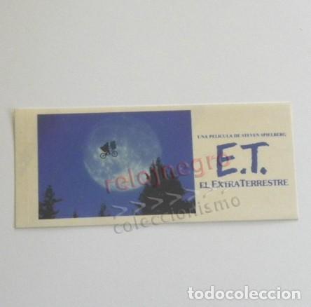 Cine: PEGATINA DE E.T. EL EXTRATERRESTRE UNA PEL&Iacute;CULA DE STEVEN SPIELBERG - LUNA ET Y ELIOT - CINE