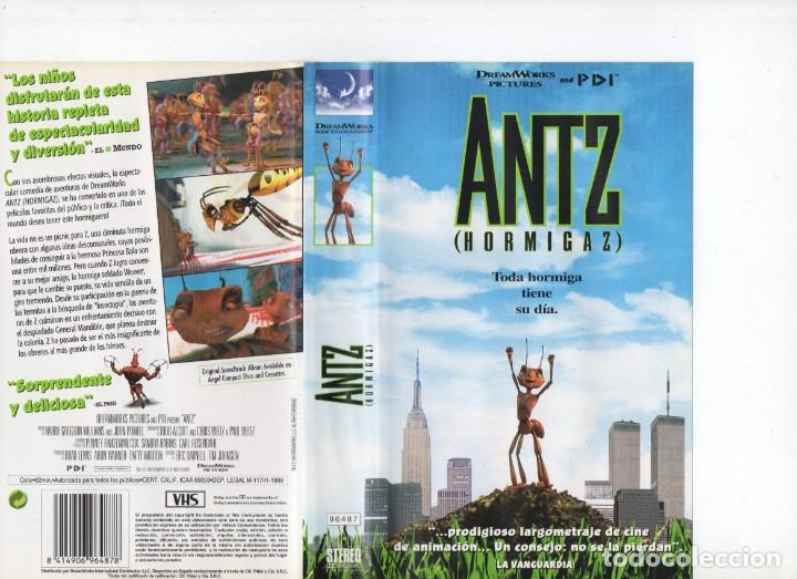 Cine: ANTZ (HORMIGAZ): DIBUJOS ANIMADOS CARATULA VHS
