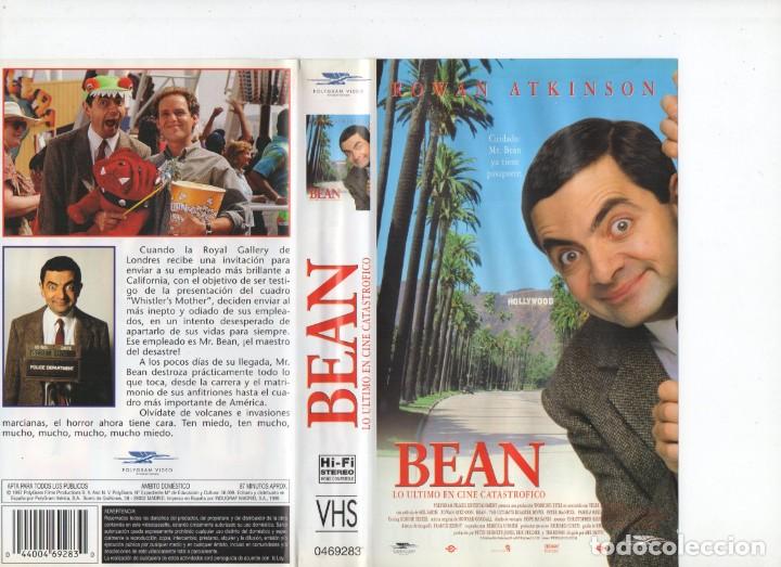 Cinema: BEAN: ROWAN ATKINSON CARATULA VHS NO VIDEO
