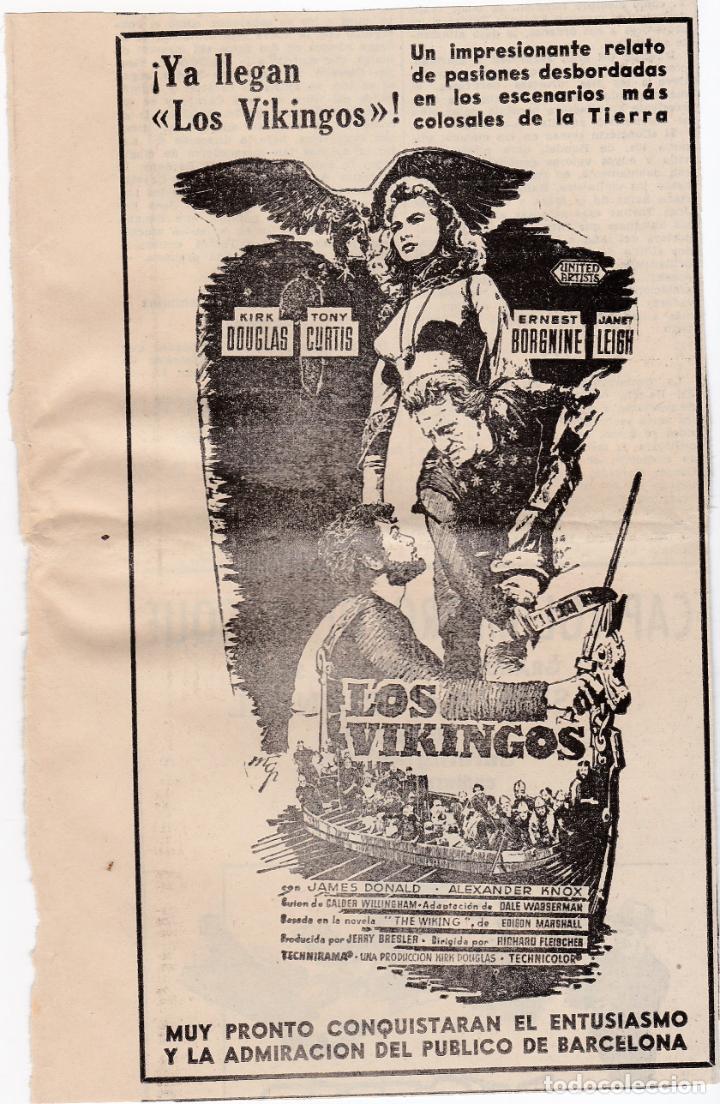 Cine: anuncio pelicula los vikingos
