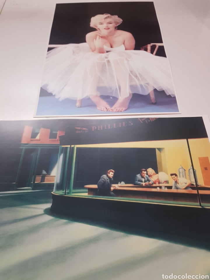 Cine: MARILYN MONROE BALLET Y ACTORES NOCTAMBULOS HOPPER - Pareja de Carteles REPROGRAFIA CLASICA