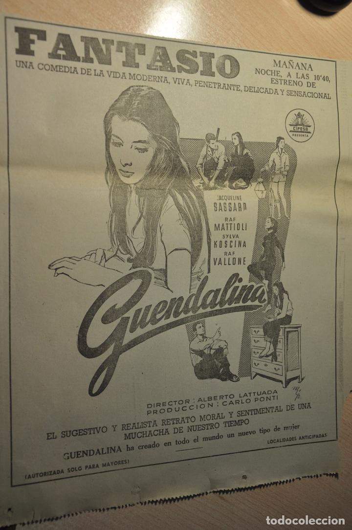 Cine: anuncio pelicula guendalina - Foto 1