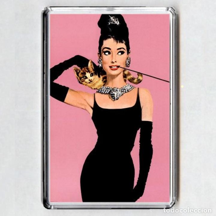 Cine: IMAN acr&iacute;lico NEVERA - AUDREY HEPBURN - Foto 1