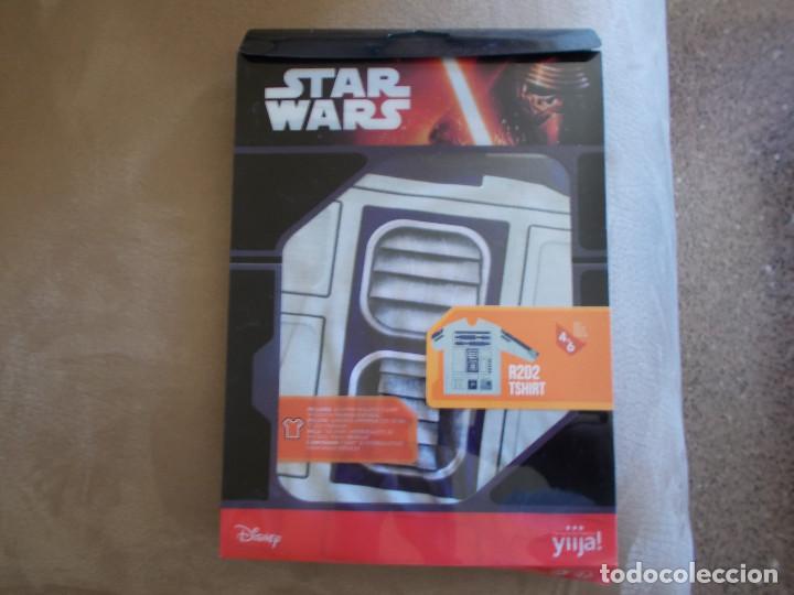 Cine: R2D2 TSHIRT CAMISETA PARA NI&Ntilde;OS TALLA 4 A 6 A&Ntilde;OS NUEVA CON SU CAJA STAR WARS DISNEY
