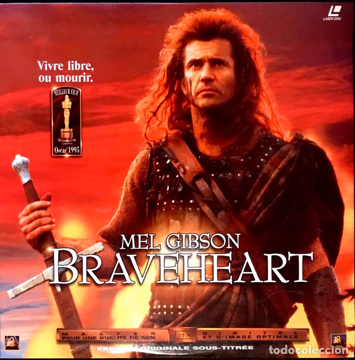 Cine: BRAVEHEART LASER DISC EN VERSION ORIGINAL LASERDISC MEL GIBSON - Foto 1