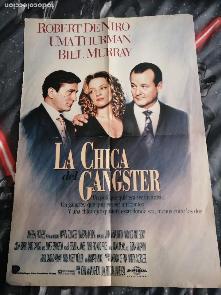 Cine: LA CHICA DEL GANSTER.  CARTEL. EXTRAIDO DE REVISTA. DOBLADA. BUEN ESTADO. 60 X 40 CM.