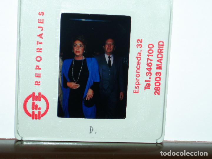 Cine: DIAPOSITIVA DE PRENSA. AGENCIA EFE. 5X5. ELIZABETH TAYLOR. LIZ. DIVA